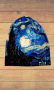 👑 💗Изискан Тюрбан / Шапка Изкуство Шедьовър Картина Ван Гог - Звездна Нощ  КОД : 0215💗 👑 💋 , снимка 3