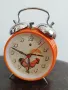 Стар механичен будилник, настолен часовник, снимка 1