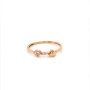 Златен дамски пръстен 0,97гр. размер:56 14кр. проба:585 модел:20020-2, снимка 1 - Пръстени - 42528399