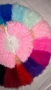 Цветно ветрило с естествени пера/ бяло,синьо,розово,жълто,червено,черно, оранжево, зелено, лилаво,, снимка 4