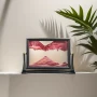 Стъклен пясъчен арт-Свободно стояща динамична 3D картина с движещ се пясък, декорация за дома и офис, снимка 13