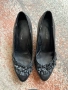 Дамски черни обувки на ток, снимка 2