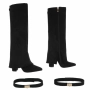 Дамски ботуши на висок ток, 2цвята , снимка 6