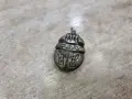 Сребърен медальон египетски скарабей, снимка 4