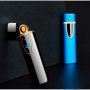 USB запалка, електрическа ветроустойчива сензорна запалка, с тъчскрийн, снимка 2