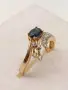 Руско злато. Пръстен с брилианти , снимка 4