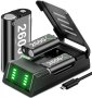Зарядно устройство VOYEE за батериен пакет за контролер Xbox, 3x2600mAh акумулаторен пакет, снимка 1 - Друга електроника - 42919207