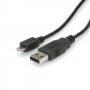 Кабел USB-A към Micro USB-B 2.0 Roline 11.02.8752 Черен 1.8м USB-A to Micro USB-B M/M, снимка 1 - USB кабели - 31304191