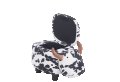 Детска табуретка с ракла - черно-бяла крава, снимка 3