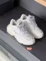 Triple S All-Over Logo White Унисекс👟Дамски Бели Маратонки👟Мъжки Спортни Обувки Код SEM-450, снимка 1
