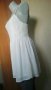 Кокетна бяла рокля с бродерия🍀👗S,M🍀👗арт.402, снимка 2