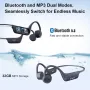 Voistek Bone Conduction слушалки с отворено ухо, IP68 с микрофон,32 GB, снимка 3