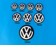 Vw Стикери за капачки на джанти / Golf / passat / bora емблеми лепенка, снимка 1