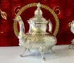 Посребрен бронзов чайник,кана Palace Fes,2.5 л. , снимка 6
