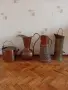 Стара медна лейка, кофи към камина и други, голяма медна ваза, снимка 1