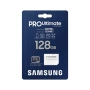 Бърза карта памет Samsung PRO Ultimate 128GB MicroSD с адаптер, снимка 5