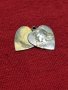 Vintage сребърно сърце, талисман висулка , снимка 6