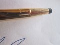 Уникален позлатен химикал химикалка Кросс 20 микрона, снимка 7