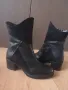 Нови дамски черни боти на нисък ток, снимка 7