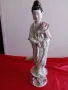 Голяма Стара Порцеланова Статуетка ГЕЙША ,Маркирана!, снимка 2