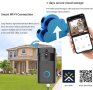 128GB 166° HD Умен Видеодомофон Звънец Интерком Смартфон Контрол WiFi Интернет PIR Детектор Движение, снимка 8