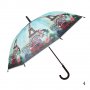 1761 Дамски чадър стил париж 98 см диаметър, снимка 5