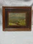 Стар рамкиран авторски акварел подписан Тодор Димитров  63 г, снимка 1
