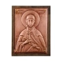 МЕДНА ИКОНА ЗА ЗАЩИТА СВЕТА ТАТЯНА, снимка 1