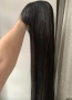 Черна дълга перука, снимка 6