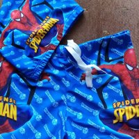 Детски бански Spider-man с плувна шапка, снимка 2 - Водни спортове - 29621812