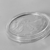 1 сребърен долар 2005 год./2005-W $1 EAGLE PCGS/ , снимка 4 - Нумизматика и бонистика - 40771104