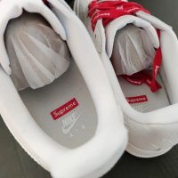 Nike Air Force 1 Supreme White Нови Оригинални Мъжки Обувки Кецове Маратонки Размер 43 Номер 27.5см , снимка 6 - Маратонки - 40258840