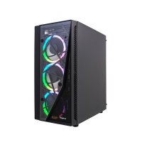 Кутия за компютър Segotep Prime XL V2 SG-LZXL ATX Middle tower Черна С прозрачен страничен панел , снимка 3 - Захранвания и кутии - 40077948