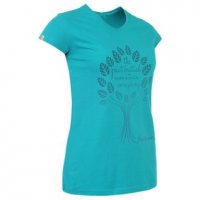 Дамска тениска Karrimor Organic T-Shirt изработена от лека и дишаща материя. Моделът има къси ръкави, снимка 2 - Тениски - 30590969