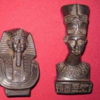 Статуетки от Египет: свещник костенурка, принцеса, свещен бик, Нефертити, снимка 8 - Антикварни и старинни предмети - 15254649