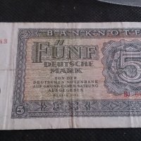 Колекционерска банкнота 5 дойче марка 1955година. - 14599, снимка 5 - Нумизматика и бонистика - 29078333