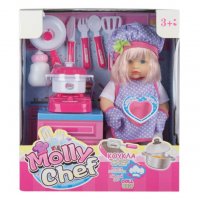 Кукла - готвач за момиче с аксесоари и звук, снимка 2 - Кукли - 29987868