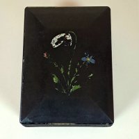 Винтидж кутийка от бакелит/карбонит, снимка 1 - Антикварни и старинни предмети - 39950986