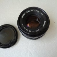 Продавам фотообектив  Canon Lens FD 50mm / 1;1.8, снимка 2 - Обективи и филтри - 37458717
