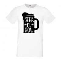 Мъжка тениска Beer Me Now 2,Бира,Бирфест,Beerfest,Подарък,Изненада,Рожден Ден, снимка 2 - Тениски - 36376740