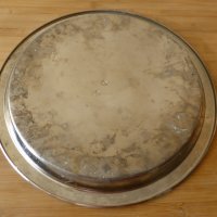 Руски посребрен поднос табла 32 см Олимпиада Москва 80, снимка 4 - Аксесоари за кухня - 44265238