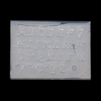 Малки букви азбука латиница за висулка колие силиконов молд форма за смола бижу и др арт, снимка 3 - Форми - 31583253