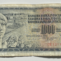 1000 динара 1981, снимка 1 - Нумизматика и бонистика - 44680153