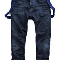 Намалени Нови G-Star ESSENTIALS Limited Edition Dean Soho Tapered Loose +Suspenders Дамски Дънки W27, снимка 2 - Дънки - 29619048
