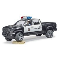 BRUDER Полицейски джип RAM 2500 с полицай 02505, снимка 1 - Коли, камиони, мотори, писти - 40678725
