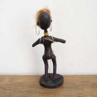 Ретро африканска статуетка, снимка 2 - Колекции - 39092350