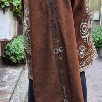 Автентична Османска връхна дреха салтамарка със сърмени конци, снимка 4 - Антикварни и старинни предмети - 31061638