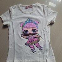 Нова светеща блузка/тениска LOL 98см, снимка 1 - Детски Блузи и туники - 24641988