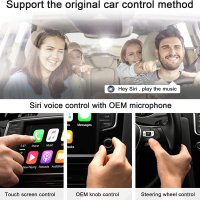 iPhone Wireless CarPlay Adapter, Wireless Carplay Dongle Convert Wired, снимка 2 - Аксесоари и консумативи - 40594684