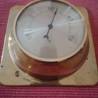 Стар месингов термометър. , снимка 6 - Антикварни и старинни предмети - 33962385